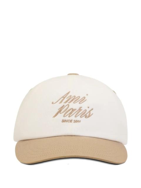 AMI Paris Ami Alexandre Mattiussi Men Bicolor "Ami Paris" Cap