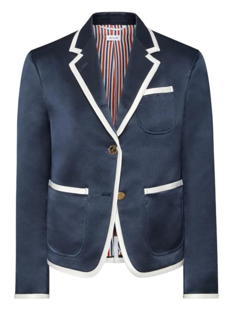 Thom Browne Solid Double Duchess Sportcoat Women