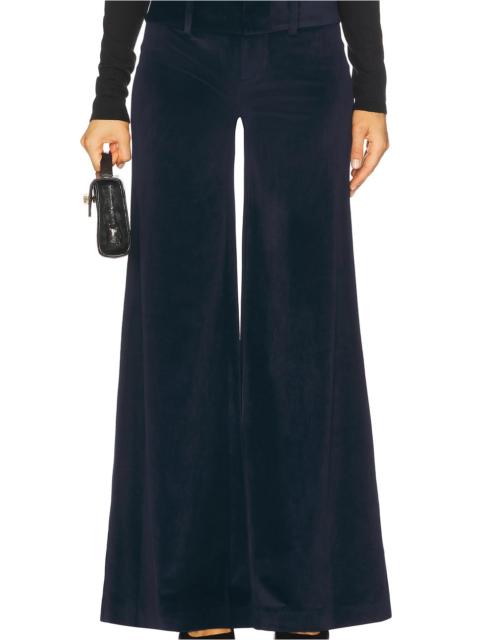 Alice + Olivia Olivia Low Rise Wide Leg Flare Pant