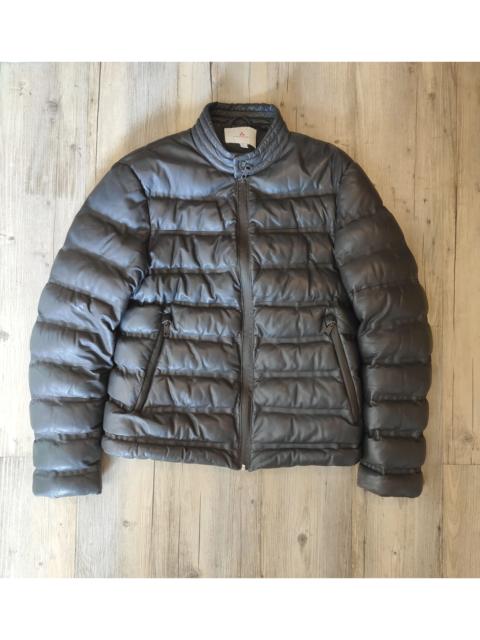 Other Designers Peuterey - Dornier leather down jacket.Like Saint Laurent or Brioni