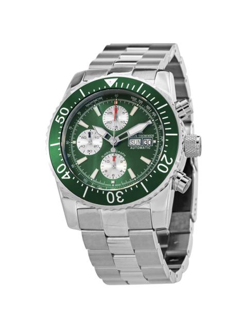 Other Designers Revue Thommen Diver Chronograph Automatic Green Dial Men's Watch 17030.6131