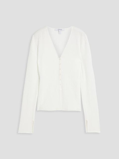 DEREK LAM 10 CROSBY Jacquard-knit top