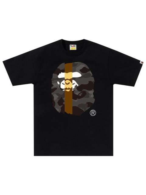 A BATHING APE® BAPE Color Camo Transform Big Ape Head Tee 'Black'
