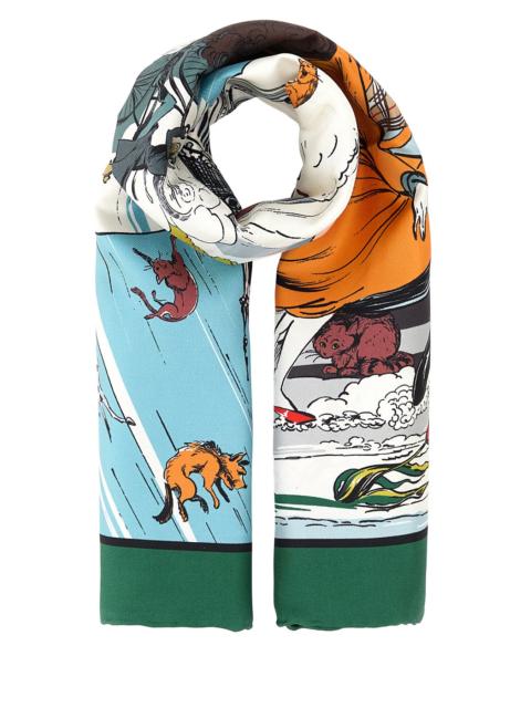 Burberry Printed silk foulard