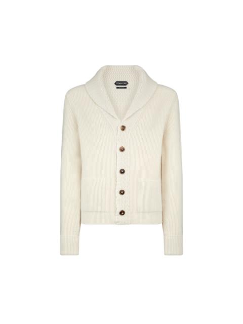 TOM FORD CASHMERE SHAWL COLLAR CARDIGAN