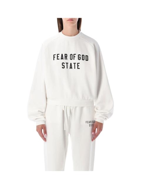 ESSENTIALS White Fear Of God Essentials Sweatshirt