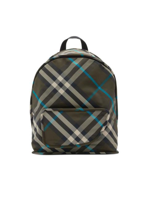 Shield checked backpack