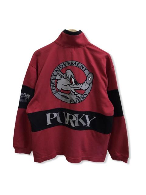 Other Designers Cartoon Network - PURKY STREET MOVEMENT EMBROIDERY BIG LOGO SWEATSHIRT