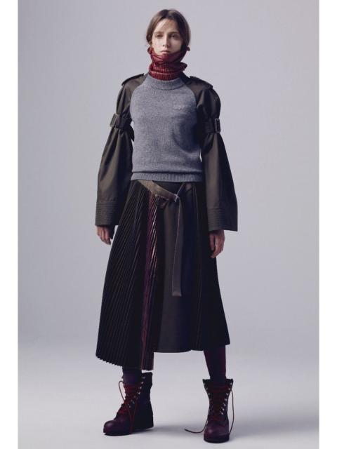 sacai Pre Fall16 Hybrid Bondage Sleeve Sweater