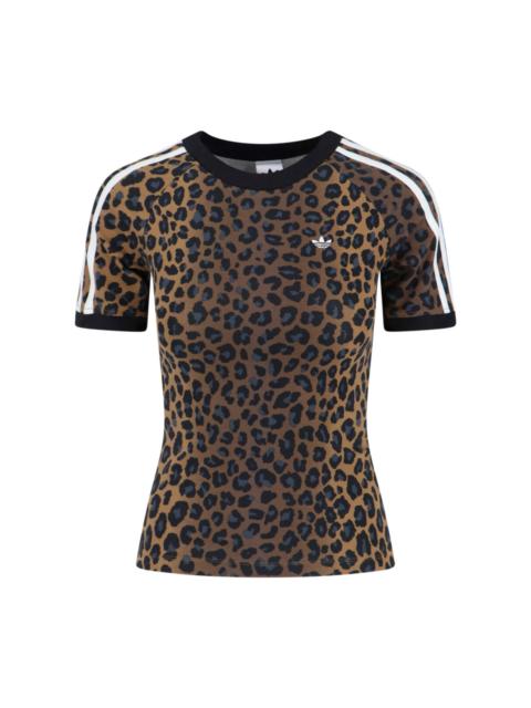 adidas 'LEOPARD CALI' T-SHIRT