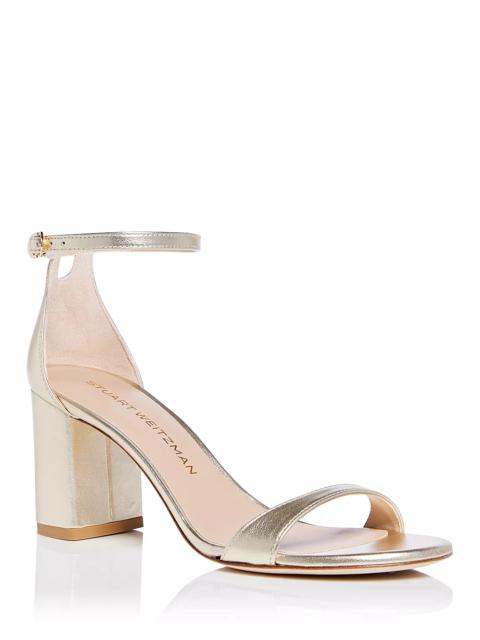 Stuart Weitzman Women's Nudist Block 75 Sandals