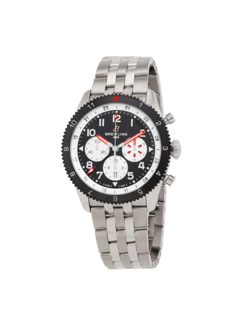 BREITLING Breitling Super Avi Chronograph Automatic Black Dial Men's Watch YB04451A1B1A1