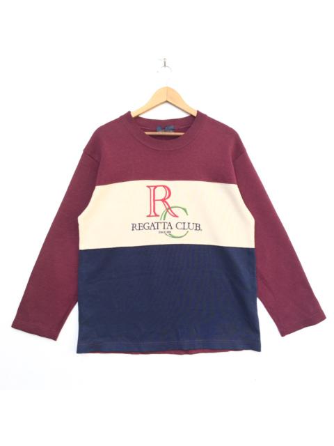 Other Designers Vintage - Vintage 90s Regatta Club Multicolour Big Logo Sweatshirt