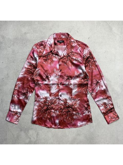 Other Designers Tornado Mart Sakura Blossom Print Button-Up Shirt