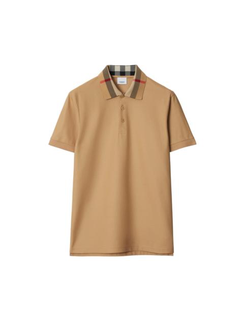 burberry Cotton Polo Shirt in Beige at Nordstrom