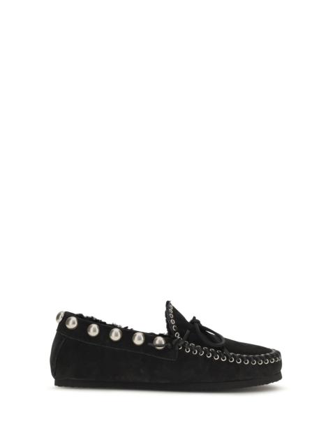 Isabel Marant Isabel Marant Fitza Suede Loafers Faded Black