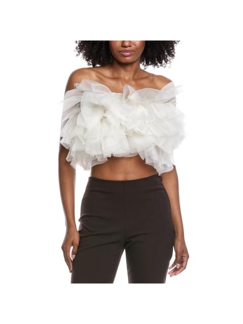 LAPOINTE LAPOINTE Silk Bustier Top