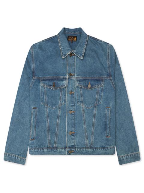 One Of These Days DENIM TRUCKER JACKET - WASHED INDIGO