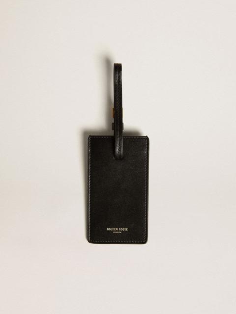 Golden Goose Black luggage tag