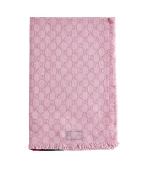 GUCCI Gucci Men Gg Wool Scarf