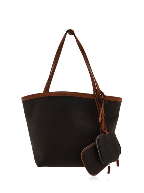 The Row Park Canvas Tote brown