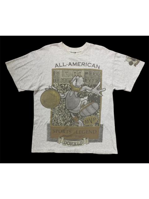 Other Designers Cartoon Network × Mickey Unlimited × Vintage - Vintage 90’s Donald All American Legend T Shirt