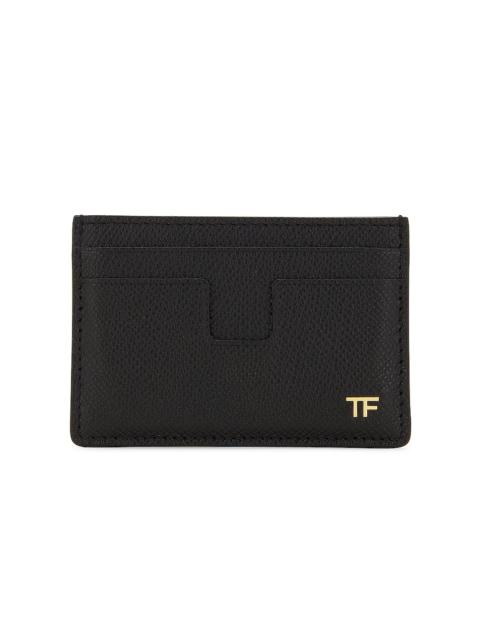 TOM FORD Small Grain Calf T Line Classic Card Holder