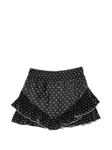 self-portrait Self-Portrait Women Polka Dot Frill Mini Skirt