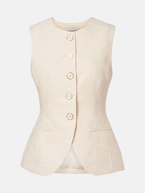 REBECCA VALLANCE Winnie tweed vest