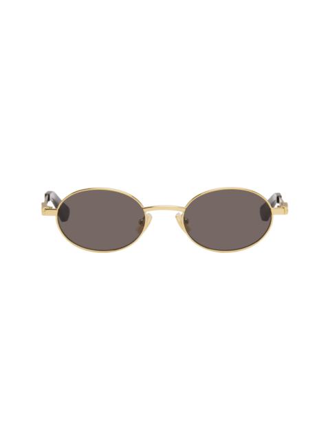 Bottega Veneta Gold Ribbon Sunglasses