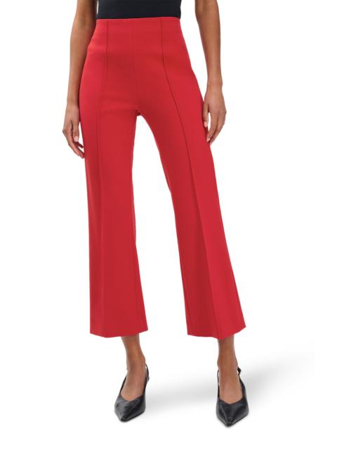 rag & bone rag & bone Irina Ponte Kick Flare Pants in Dark Cherry at Nordstrom