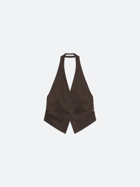 Helmut Lang LINEN HALTER VEST