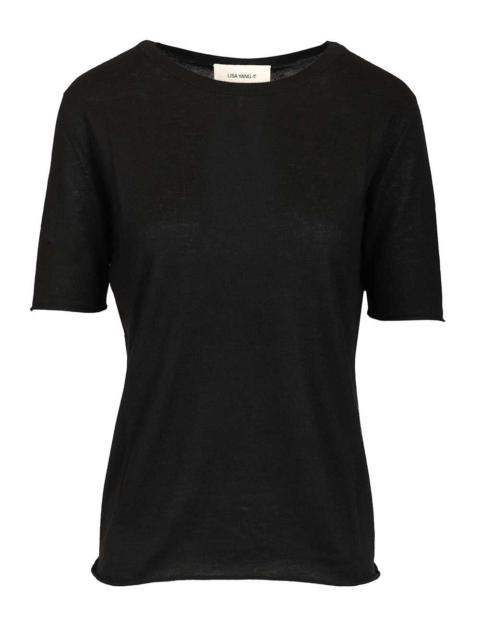 LISA YANG Ari T-Shirt Tops Black