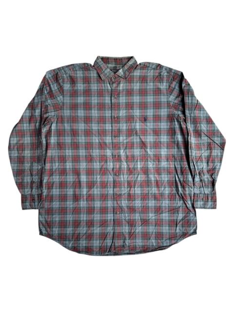 Polo Ralph Lauren VERY RARE VINTAGE SHIRT POLO RALPH LAUREN PLAID STRETCH