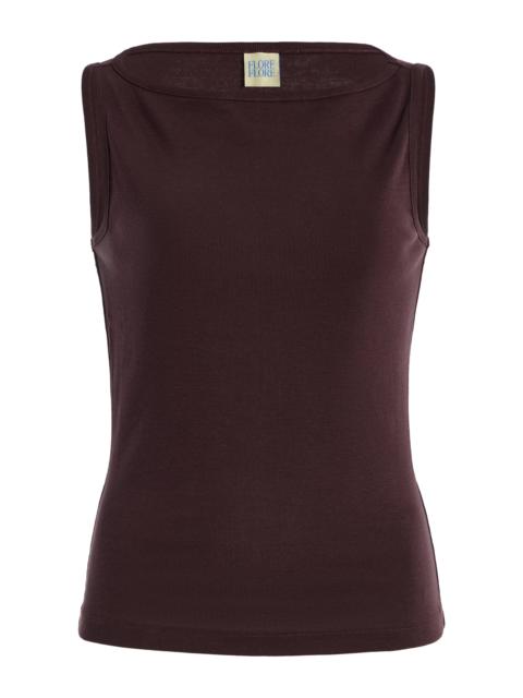 FLORE FLORE Timmi Cotton Tank Top brown