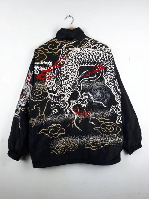 Other Designers Vintage - VINTAGE DRAGONFLY TATTOO STYLE YAKUZA FULLPRINT JACKET