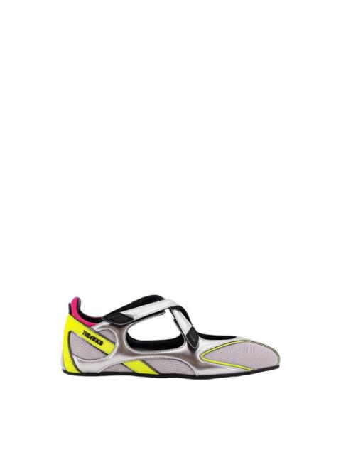 THE ATTICO THE ATTICO Floor 01 Silver Ballerinas New & Authentic (Women
