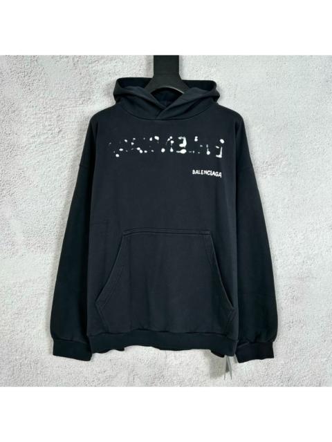 BALENCIAGA Balenciaga Mens Hand Drawn Hoodie 