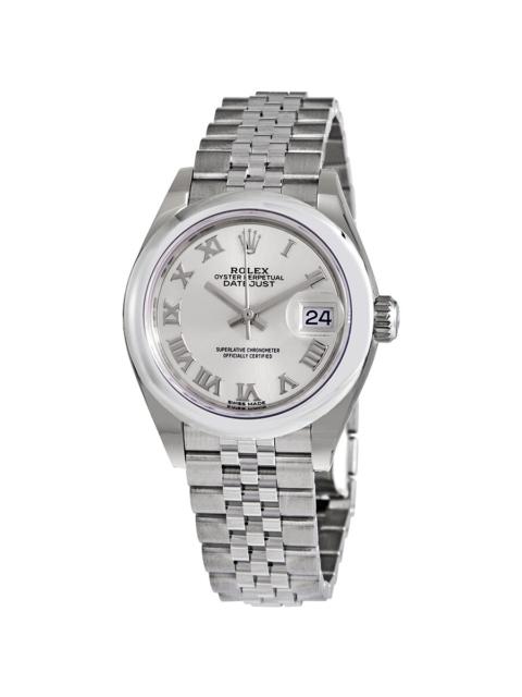 ROLEX Rolex Lady Datejust Automatic Silver Dial Ladies Jubilee Watch 279160SRJ