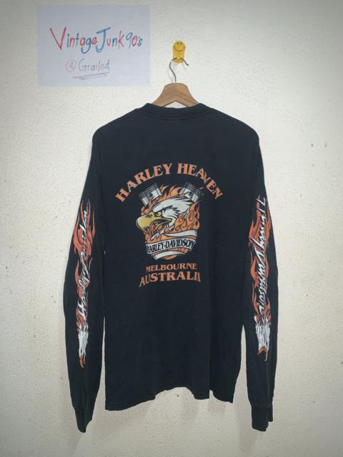 Other Designers Vintage 08’s Harley Davidson Flames distressed