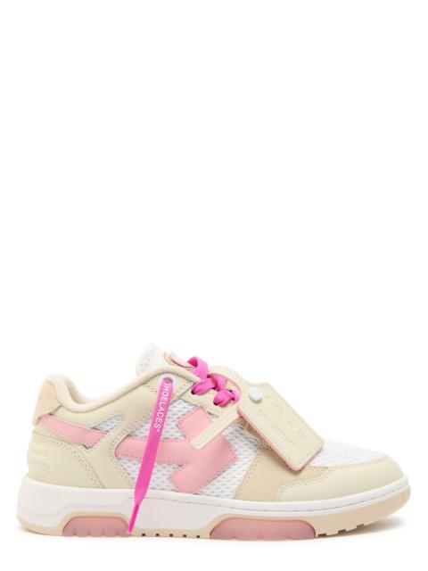 Off-white Out Of Office Panelled Mesh Sneakers
