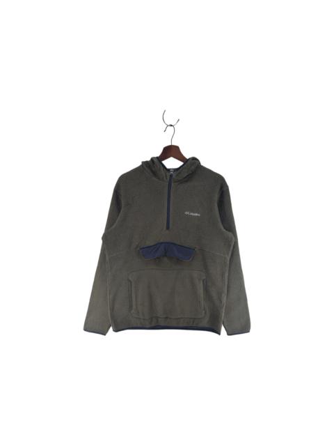 Other Designers Columbia Sportswear Fleece Hoodie Half Zip