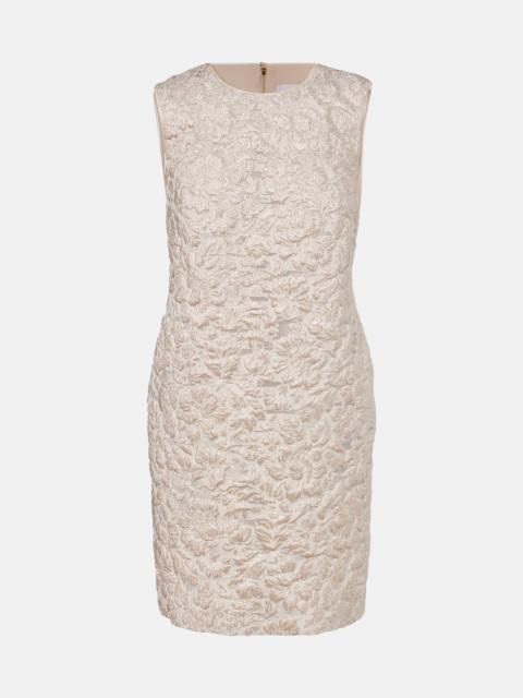 CAROLINA HERRERA Lamé shift dress