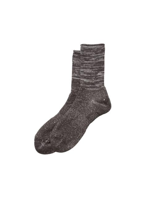 ROTOTO® Washi Pile Crew Socks Charcoal
