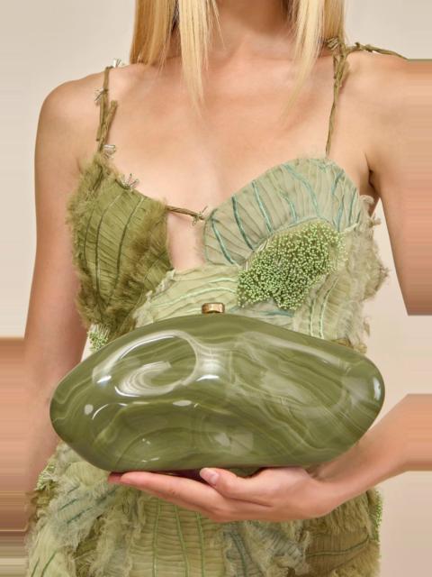 Cult Gaia The Caldera Clutch Rosemary Multi