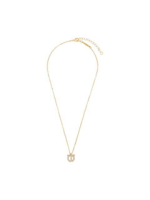 FERRAGAMO Ferragamo Women Mini Gancini Crystals Necklace