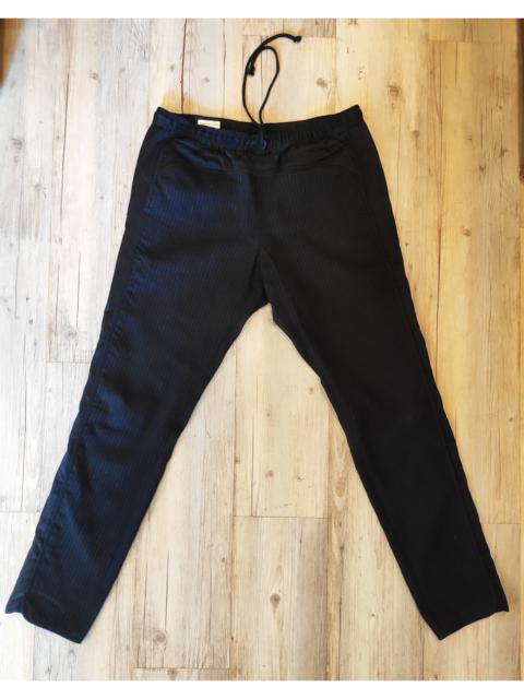 Dries Van Noten Mixed wool & nylon striped pants AW15