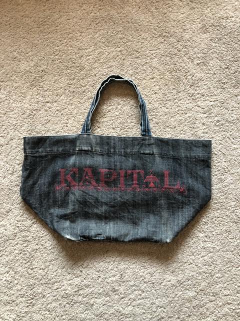 Kapital Kapital Duffle Small Denim Tote Bag