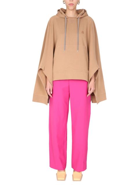 Ambush Ambush Women Poncho Sweatshirt With Embroidered Logo