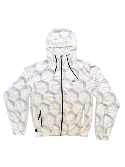 Men's White and Purple Jacket